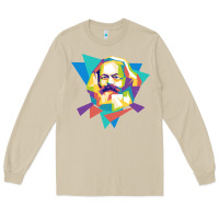 Mushroom karl marx get vintage Long Sleeve Tee - linhVisuals