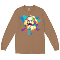 Toasted Coconut karl marx get vintage Long Sleeve Tee - linhVisuals