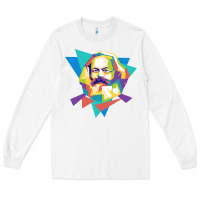 White karl marx get vintage Long Sleeve Tee - linhVisuals