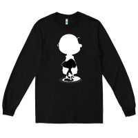 Black peanuts shadow silhouette Long Sleeve Tee - linhVisuals
