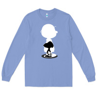 Colony Blue peanuts shadow silhouette Long Sleeve Tee - linhVisuals