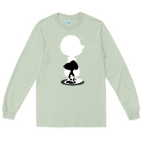 Matcha peanuts shadow silhouette Long Sleeve Tee - linhVisuals