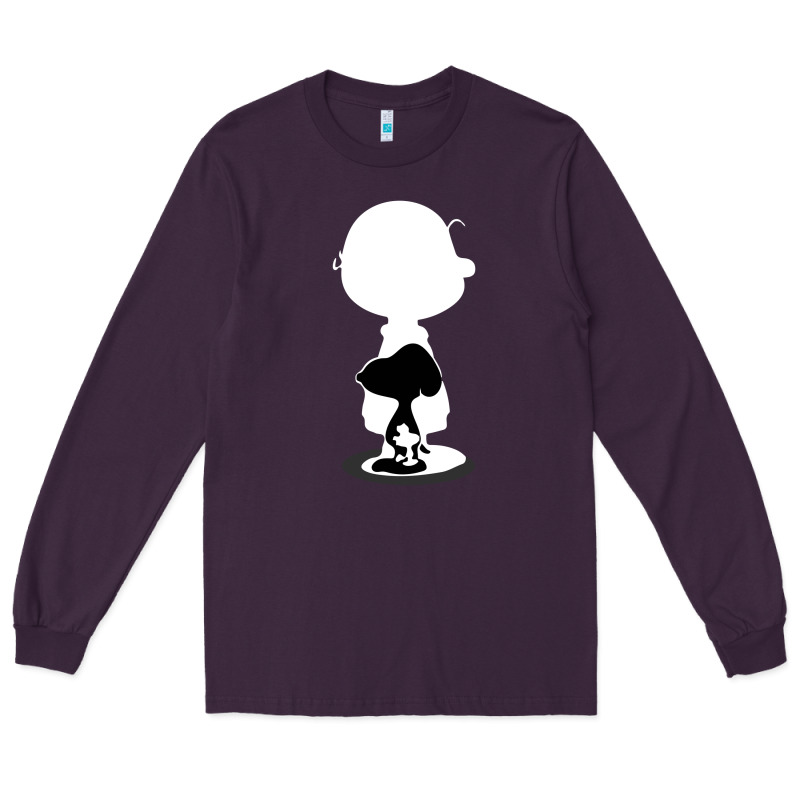 Peanuts Shadow Silhouette Long Sleeve Tee by linhVisuals | Teevron