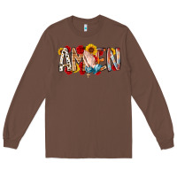 Chestnut amen Long Sleeve Tee - RacoonDesign