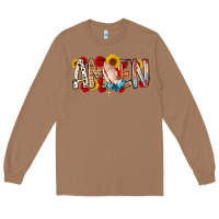 Toasted Coconut amen Long Sleeve Tee - RacoonDesign