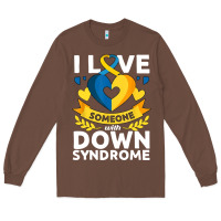 Chestnut down syndrome awareness month special needs love Long Sleeve Tee - linhVisuals