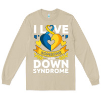 Mushroom down syndrome awareness month special needs love Long Sleeve Tee - linhVisuals