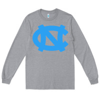 Heather Grey north carolina Long Sleeve Tee - linhVisuals