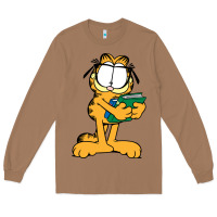 Toasted Coconut garfiel Long Sleeve Tee - linhVisuals