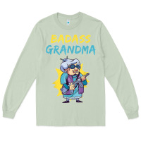 Matcha badass grandma family mother grandma t shirt Long Sleeve Tee - linhVisuals
