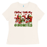 Bone Chillin' With My Gnomies Ladies Tee - FaDigitalArtStudio