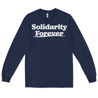 Navy solidarity forever Long Sleeve Tee - linhVisuals