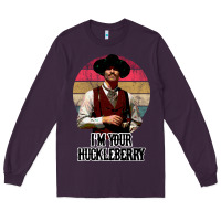 Plum i'm your huckleberry Long Sleeve Tee - linhVisuals