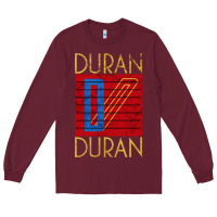 Burgundy Dürän dürän 01 Long Sleeve Tee - linhVisuals