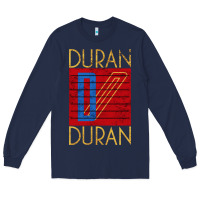 Navy Dürän dürän 01 Long Sleeve Tee - linhVisuals