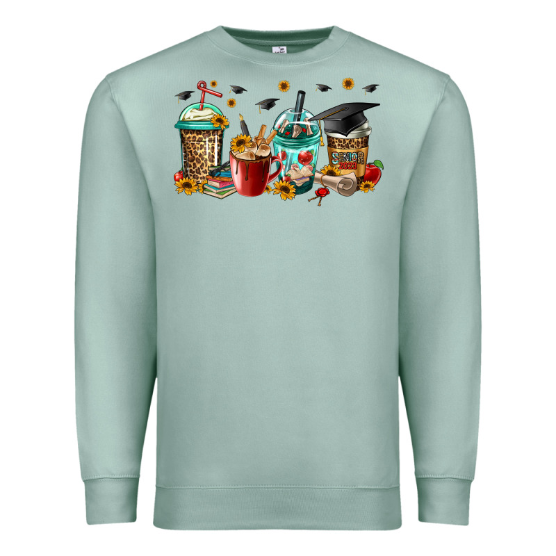 Senior 2023 Graduation Coffee Premium Sweatshirt by Jasminsmagicworld | Teevron