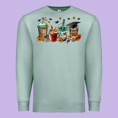 Senior 2023 Graduation Coffee Premium Sweatshirt Designed By Jasminsmagicworld
