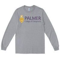 Heather Grey college of chiropractic Long Sleeve Tee - linhVisuals