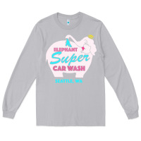 Moon Dust pink elephant car wash Long Sleeve Tee - linhVisuals