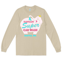 Mushroom pink elephant car wash Long Sleeve Tee - linhVisuals