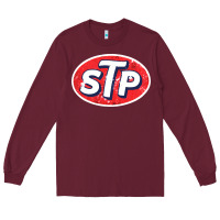 Burgundy stp Long Sleeve Tee - linhVisuals