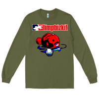 Army Green limp bizkit 35 Long Sleeve Tee - linhVisuals