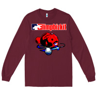 Burgundy limp bizkit 35 Long Sleeve Tee - linhVisuals