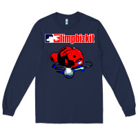 Navy limp bizkit 35 Long Sleeve Tee - linhVisuals