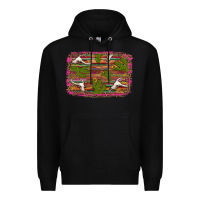 Black cinco de mayo bullskull and cactus Premium Hoodie - Artiststas
