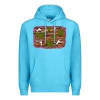 Ocean Blue cinco de mayo bullskull and cactus Premium Hoodie - Artiststas