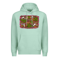 Seafoam cinco de mayo bullskull and cactus Premium Hoodie - Artiststas