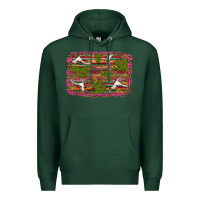 Sports Green cinco de mayo bullskull and cactus Premium Hoodie - Artiststas