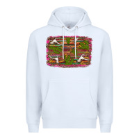 White cinco de mayo bullskull and cactus Premium Hoodie - Artiststas