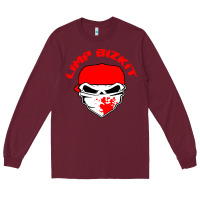 Burgundy limp bizkit 28 Long Sleeve Tee - linhVisuals