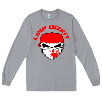 Heather Grey limp bizkit 28 Long Sleeve Tee - linhVisuals