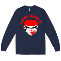 Navy limp bizkit 28 Long Sleeve Tee - linhVisuals