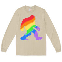 Mushroom bigfoot t  shirt rainbow bigfoot t  shirt Long Sleeve Tee - linhVisuals
