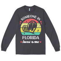 Smoke someone in florida loves me t  shirt someone in florida loves me funny Long Sleeve Tee - linhVisuals
