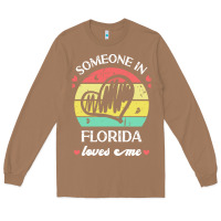 Toasted Coconut someone in florida loves me t  shirt someone in florida loves me funny Long Sleeve Tee - linhVisuals