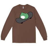 Chestnut skateboarding frog Long Sleeve Tee - linhVisuals