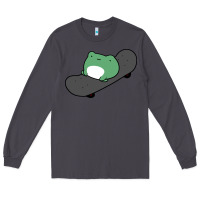 Smoke skateboarding frog Long Sleeve Tee - linhVisuals