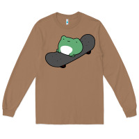 Toasted Coconut skateboarding frog Long Sleeve Tee - linhVisuals