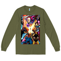Army Green x men 3 Long Sleeve Tee - linhVisuals