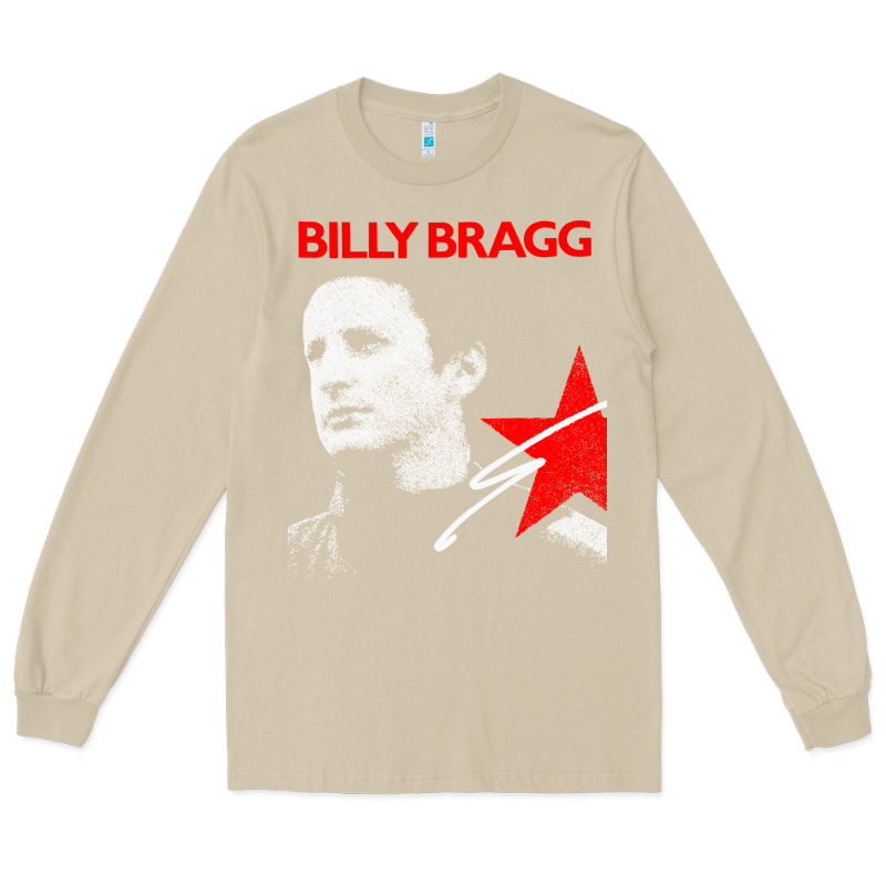 Billy Bragg Müsic Long Sleeve Tee by linhVisuals | Teevron