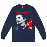 Navy billy bragg müsic Long Sleeve Tee - linhVisuals