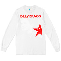 White billy bragg müsic Long Sleeve Tee - linhVisuals
