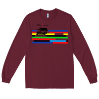 Burgundy billy bragg müsic Long Sleeve Tee - linhVisuals