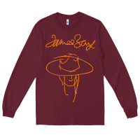 Burgundy james bay müsic Long Sleeve Tee - linhVisuals