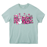 Arona nurse pink christmas Heavy Core Tee - OliviaCreatesArt