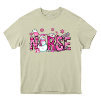 Mossy nurse pink christmas Heavy Core Tee - OliviaCreatesArt